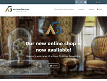 Tablet Screenshot of antiquesgermany.com